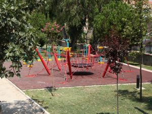 trampoline playground