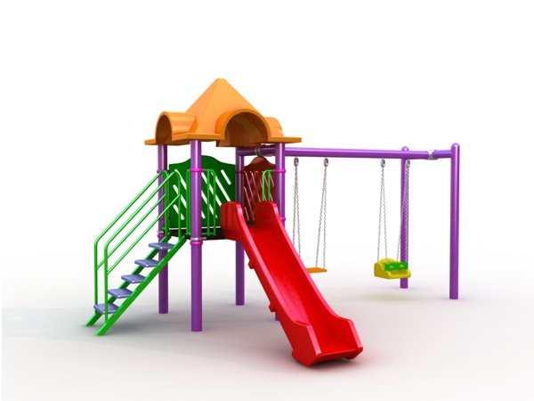Play Tower, Slide & Swing Set / BOS-03